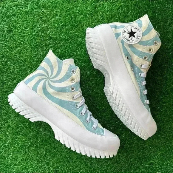 Converse Chuck Taylor All Star Lugged 2.0 Hi Blue Candy - Picture 7 of 8